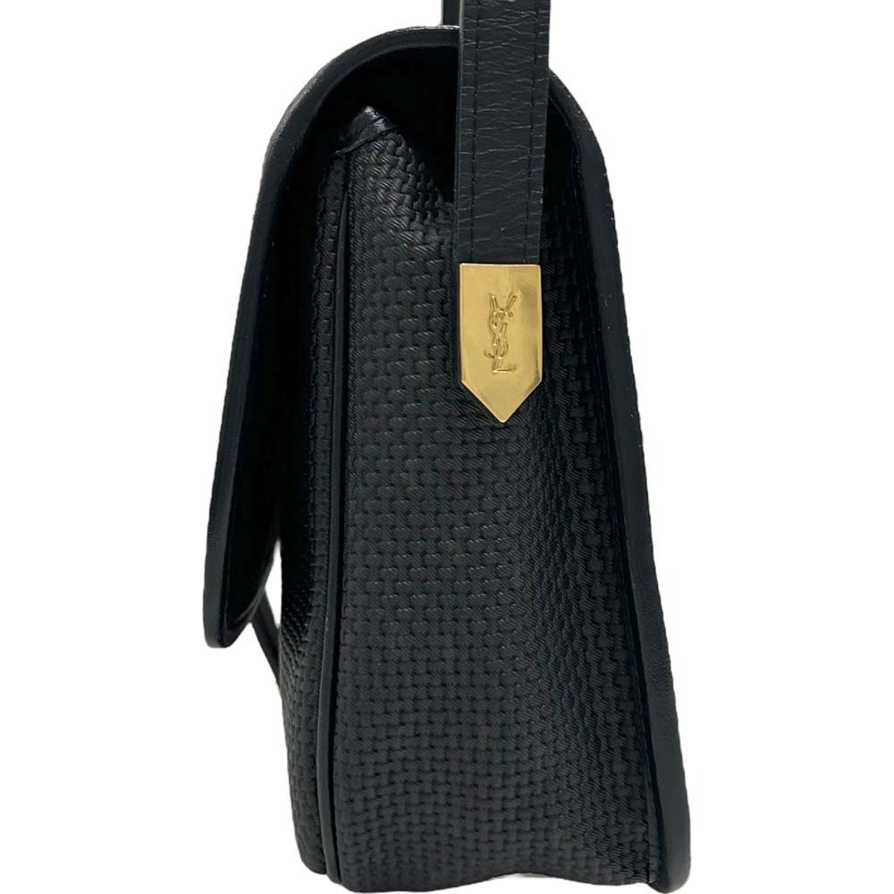 Yves Saint Laurent Leather Shoulder Bag Black - Picture 3 of 10